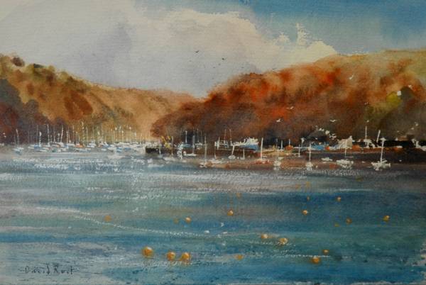 - watercolour on Paper, Painting by David Rust, measuring 20 x 30 cm (H x W) framed at 43 x 52 cm £420
